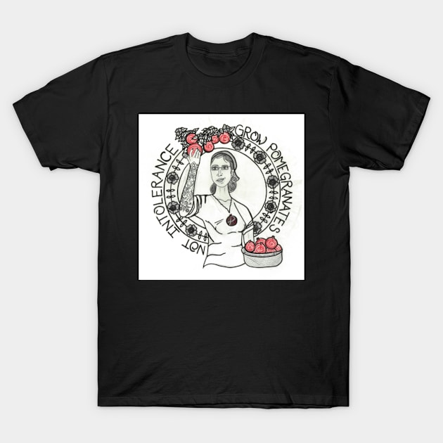 Freedom Women Farmer T-Shirt by Pomarchist